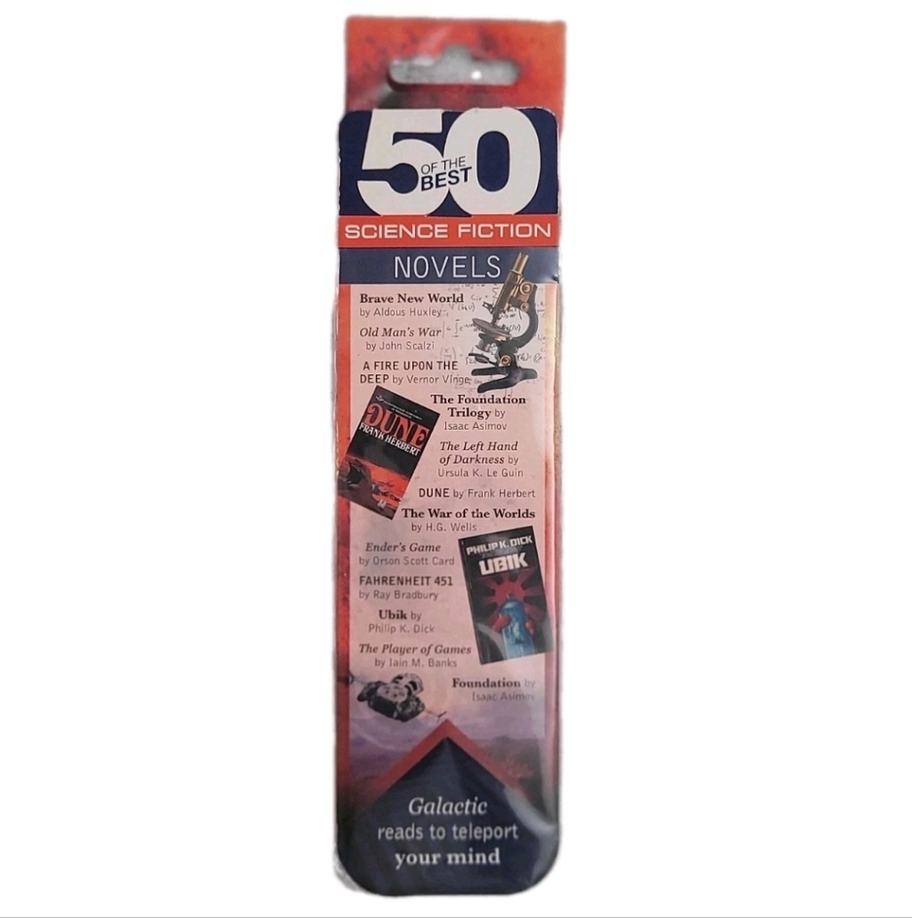 IF Magnetic Bookmark Galactic Reads 50 of the Best Science Fiction Novels Sci-fi